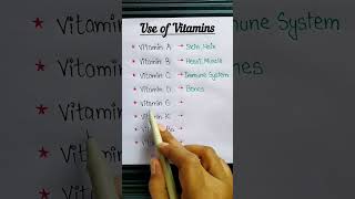 VITIMINS BENEFITS.#new #news #awareness #education #educational