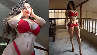 Beautiful Fitness Body with insane glutes and quads!! - Maya Abou Rouphael