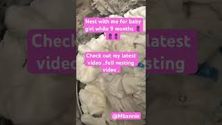 Wash all babies whites ! Nesting video on my channel #shorts#babynesting#pregnacy#nesting#moms#viral