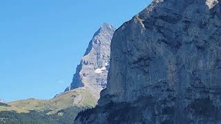 Wingsuit launch pad on Via Ferrata in Switzerland.