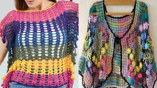 Top stylish Hand-knitted crochet Blouses//Party wear crochet blouses pattern 2023