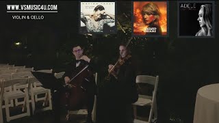 POP Modern Violin & Cello -Adele, Taylor Swift, Mariah Carey Songs Instrumental Vsmusic4u