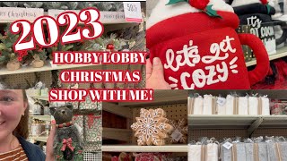 *NEW* 2023 HOBBY LOBBY CHRISTMAS | SHOP WITH ME 🎄❤️