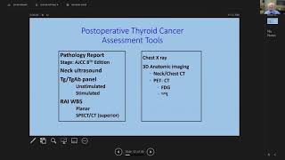 MTOS 2021 Plenary Session: Postoperative RAI Imaging and Treatment