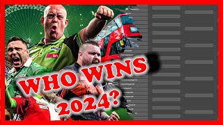 Worlds Darts Championships 2024 - Predictions - Who Wins?