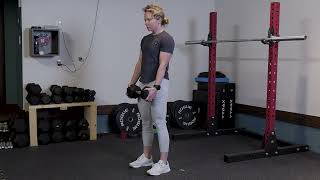 Single Dumbbell Romanian Deadlift - both legs