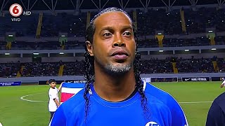 MESMO VELHO E APOSENTADO, OLHA OQUE RONALDINHO APRONTOU NESSE AMISTOSO NA COSTA RICA!