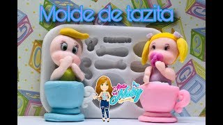 Molde de tazita con baby