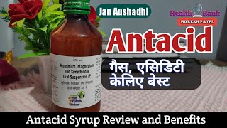 Jan Aushadhi Antacid syrup || Review and Benefits || Health Rank