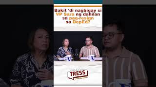 Bakit ‘di nagbigay ng dahilan si VP Sara sa pagre-resign sa DepEd?