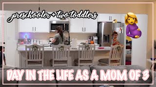 DAY IN THE LIFE AS A MOM OF 3 | PRESCHOOLER + TWO TODDLERS | Jenn Torres