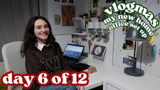 My New Office Set Up (Vlogmas Day 6/12)  | Isobel Jones