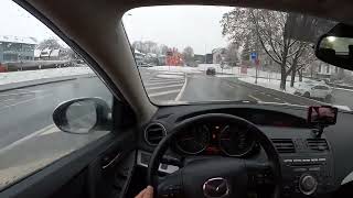 🇨🇭❄️Winter Driving In Switzerland (POV) | Little Snow | January 6, 2021