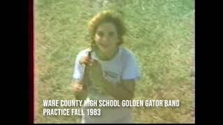 1983 Ware County High School MARCHING PRACTICE