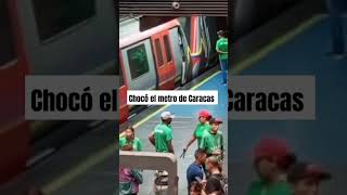 Accidente en el metro de Caracas, choque de TRENES 🇻🇪