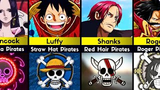 Captain Of Every Pirate Crews In Onepiece