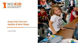 Keep Kids Fed Act – Update & Next Steps