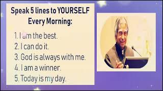 Dr.APJ Abdul Kalam inspiring and motivational quotes.