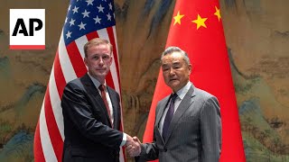 Jake Sullivan meets Chinese Foreign Minister Wang Yi in Beijing