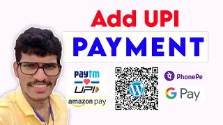 How to add UPI Payment option in  e-commerce website - add payment gateway in website