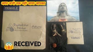 Rudraksha-diksha Usha Mahashiv Ratri 2021 Unboxing video