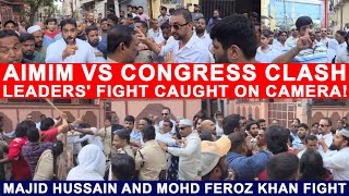 AIMIM vs Congress Clash in Asif Nagar | Feroz Khan and Majid Hussain Fight