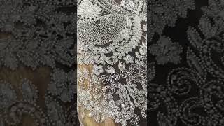 The harder you work, the luckier you get#weddingdress #lace #lacefabrics #designerlace #lacefashion