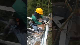 Te animas a trabajar en las alturas  #trabajo #construccion #men #energia