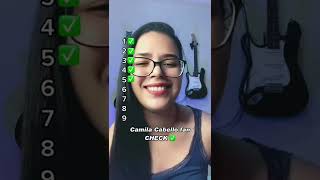 Camila Cabello fan CHECK ✅ Deixe nos comentários quantas músicas você conhece?