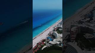 Cancun Mexico- Enjoy at  Beautiful Blue Water Sea Beach#cancun#mexico# shorts