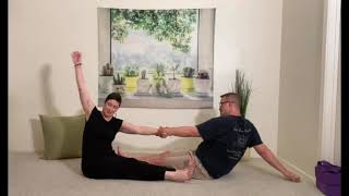 Partner Yoga standing & sitting