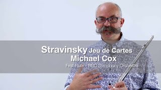 Jeu de Cartes flute excerpt with Michael Cox