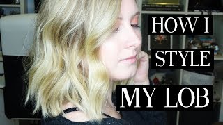 HOW I STYLE MY LOB | Blondes & Bagels