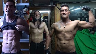 Jason Lessard Training - Brothers Training - 50 Pull ups and 100 Push ups - L-sit pull ups