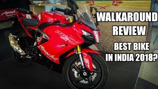 Tvs Apache RR 310 Review Walkaround Specs Red & Black Best Bike In India?