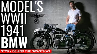 1941 WW2 NAZI BMW WAR MOTORCYCLE — The Dark History Behind It’s Swastikas