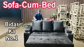 Sofa Cum Bed Manufacture In Bidar| سوفا کم بیڈ بیدر میں بنا ہے اچھی کوالٹی کا ہے۔