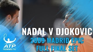 Epic Final Set IN FULL: Rafael Nadal v Novak Djokovic, 2009 Madrid Open