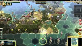 Let's Play Civilization 5: Conquest of the New World-England (Pt 3) Emperor Difficulty Gameplay