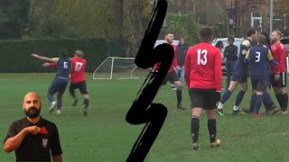 Controversial RED CARD call! London Sunday Trophy! HIGHGATE ALBION 2'S VS PEKUNSPOR