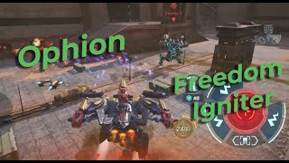 War Robots - Ophion + Freedom Igniter vs Ochokochi : GODLIKE