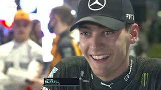 George Russell positive about future | Post Race Interview | 2022 Jeddah Corniche Saudi Arabia GP