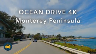 Pacific Coast Drive | Monterey Peninsula | Scenic Drive 4K