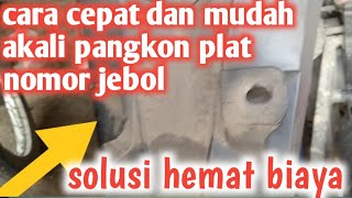 cara akali pangkon plat patah dengan cepat dan mudah