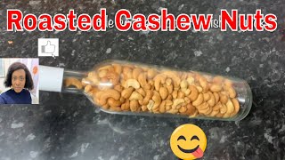 How To Roast Cashew Nuts Without Salt Roasted Cashew Nuts