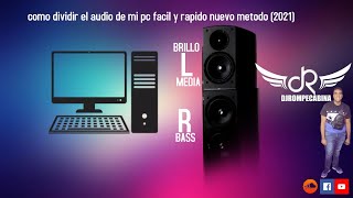 como dividir el audio de mi pc facil y rapido nuevo metodo (2021)