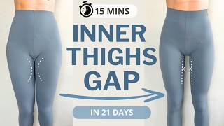 Get Inner Thighs GAP in 21 days 🔥 Inner Thighs Burn | Knee Friendly, No Equipment | FitNicki