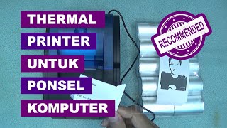 Thermal Printer Bisa Cetak via Bluetooth & Kabel USB | PANDA PRJ-58D