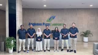 Ucapan HBA Ke-64 dan HUT IAD Ke-24 Oleh Airport Facility Management Crew Angkasa Pura