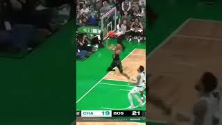 Jayson turns on air plane mode with insane dunk vs Hornets #nba #dunk #bostonceltics #jaysontatum